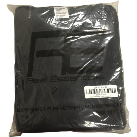 Men's Ultra-Soft Long Sleeve Crew Neck Thermal Shirt -Pack of 3 - Picture 5 of 5